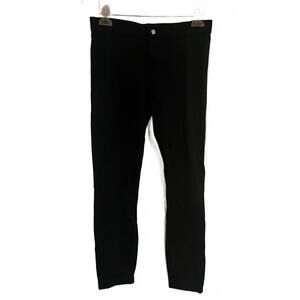 J.Crew - Black Pixie Snap Front Women’s Pants - Size 6R - Style EE1153 - Viscose